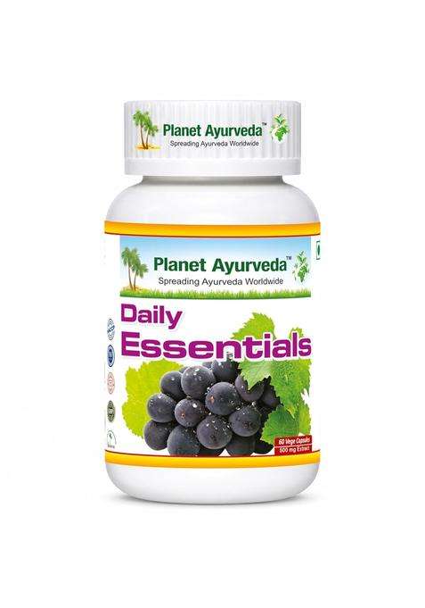 Planet Ayurveda Daily Essentials Capsules Fights Against Illness and Keeps You Fit and Healthy 60 Capsules | Authentic Traditional Formula