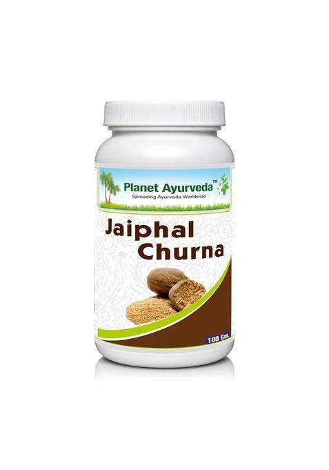Planet Ayurveda Jaiphal Churna, Ayurvedic Herbal Powder, Digestive Health Support, Myristica Fragrans, 100 g | Authentic Traditional Formula