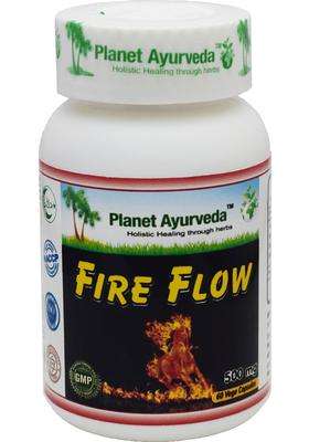 Planet Ayurveda Fire Flow Capsules for Energy and Stamina 60 Capsules | Authentic Traditional Formula