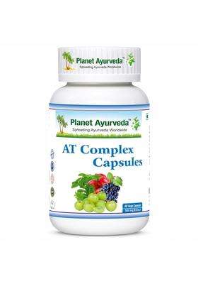 Planet Ayurveda AT Complex Capsules, 60 Count | Authentic Traditional Formula | Immune Support, General Health Maintenance
