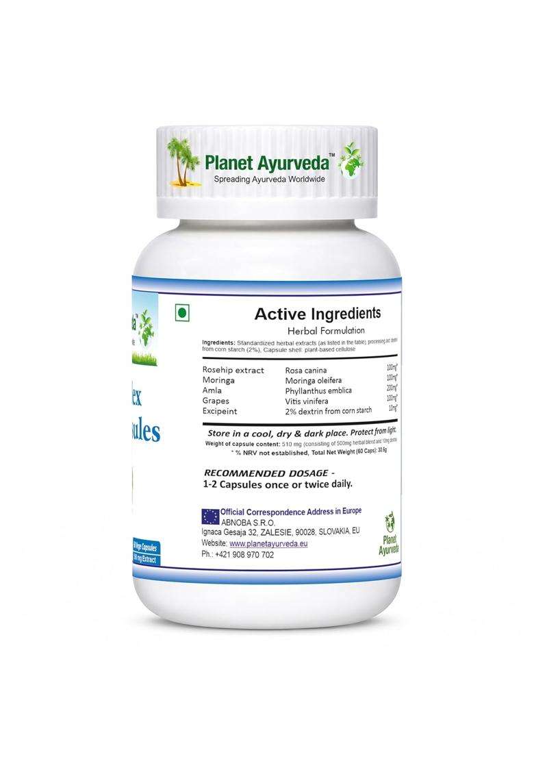Planet Ayurveda AT Complex Capsules, 60 Count | Authentic Traditional Formula | Immune Support, General Health Maintenance - Indya