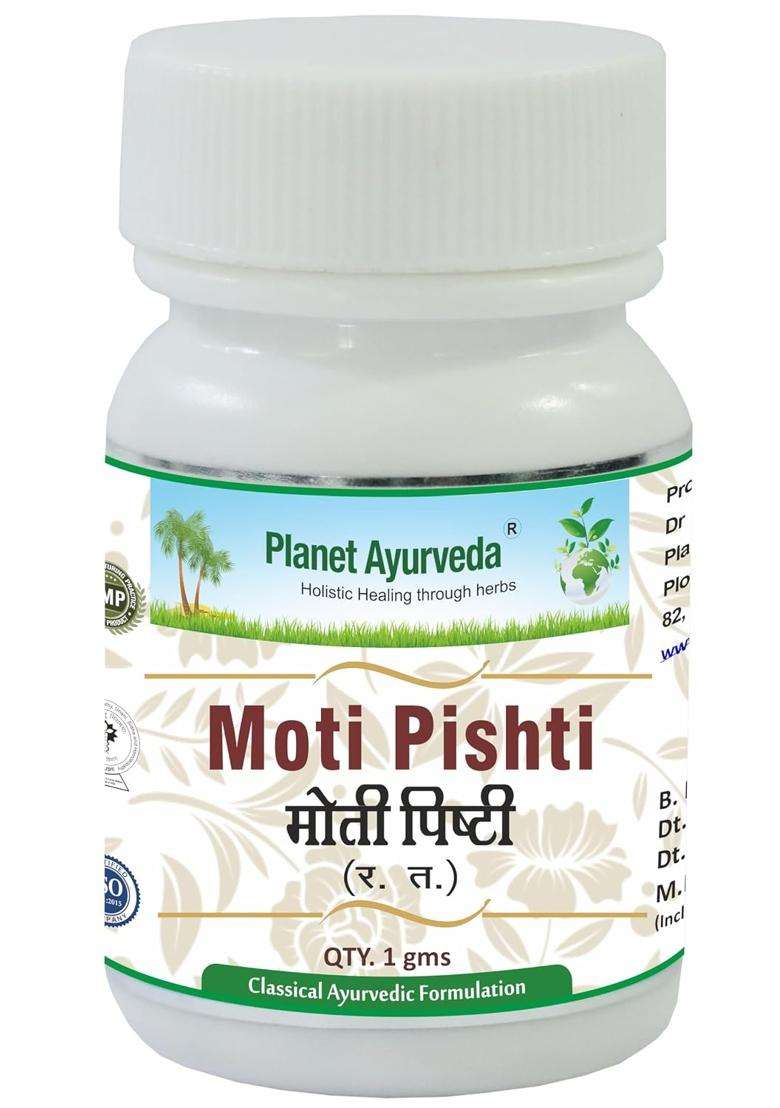 Planet Ayurveda Moti Pishti 1 g | Authentic Traditional Formula - Indya