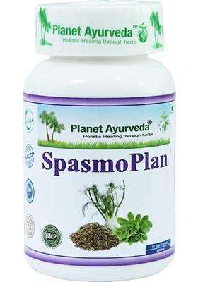 Planet Ayurveda Spasmoplan Capsules for Gas & Digestion Problems | Authentic Traditional Formula