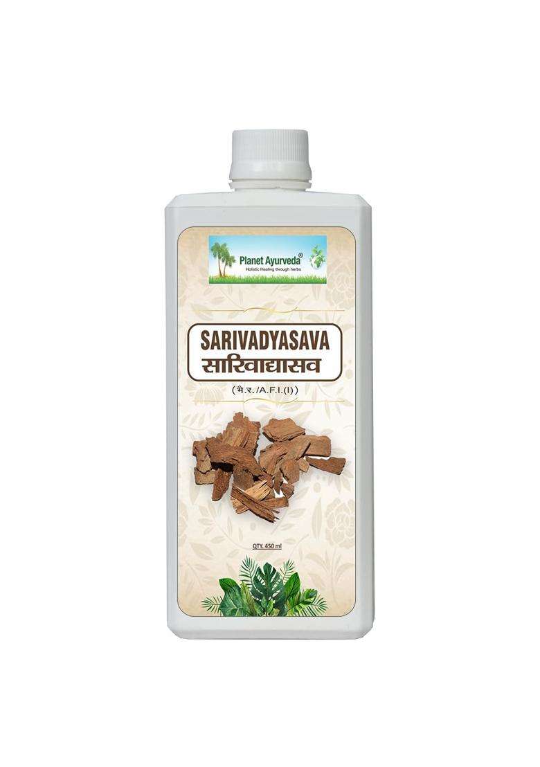Planet Ayurveda Sarivadyasava Syrup 450 ml | Authentic Traditional Formula - Indya