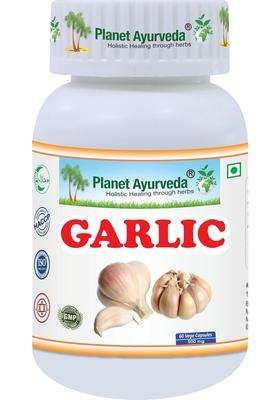 Planet Ayurveda Garlic Capsules 60 Capsules | Authentic Traditional Formula