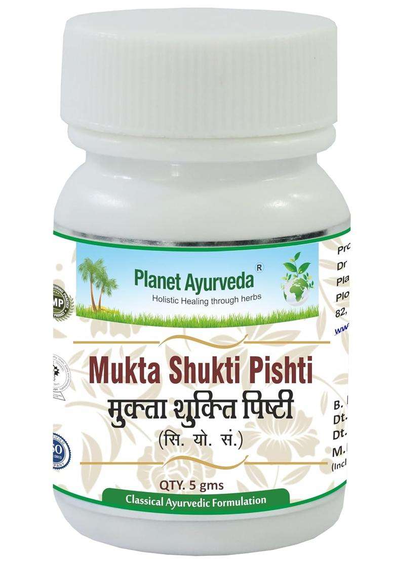 Planet Ayurveda Mukta Shukti Pishti 5 g | Authentic Traditional Formula - Indya
