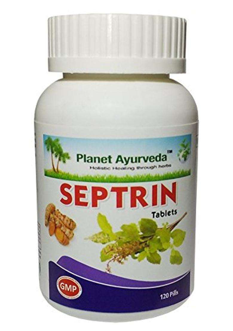 Planet Ayurveda Septrin Tablet-120 Tablets | Authentic Traditional Formula - Indya