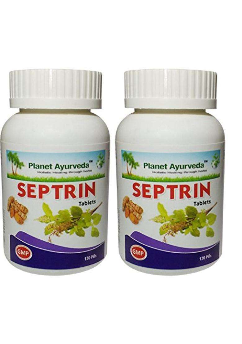 Planet Ayurveda Septrin Tablet-120 Tablets | Authentic Traditional Formula - Indya