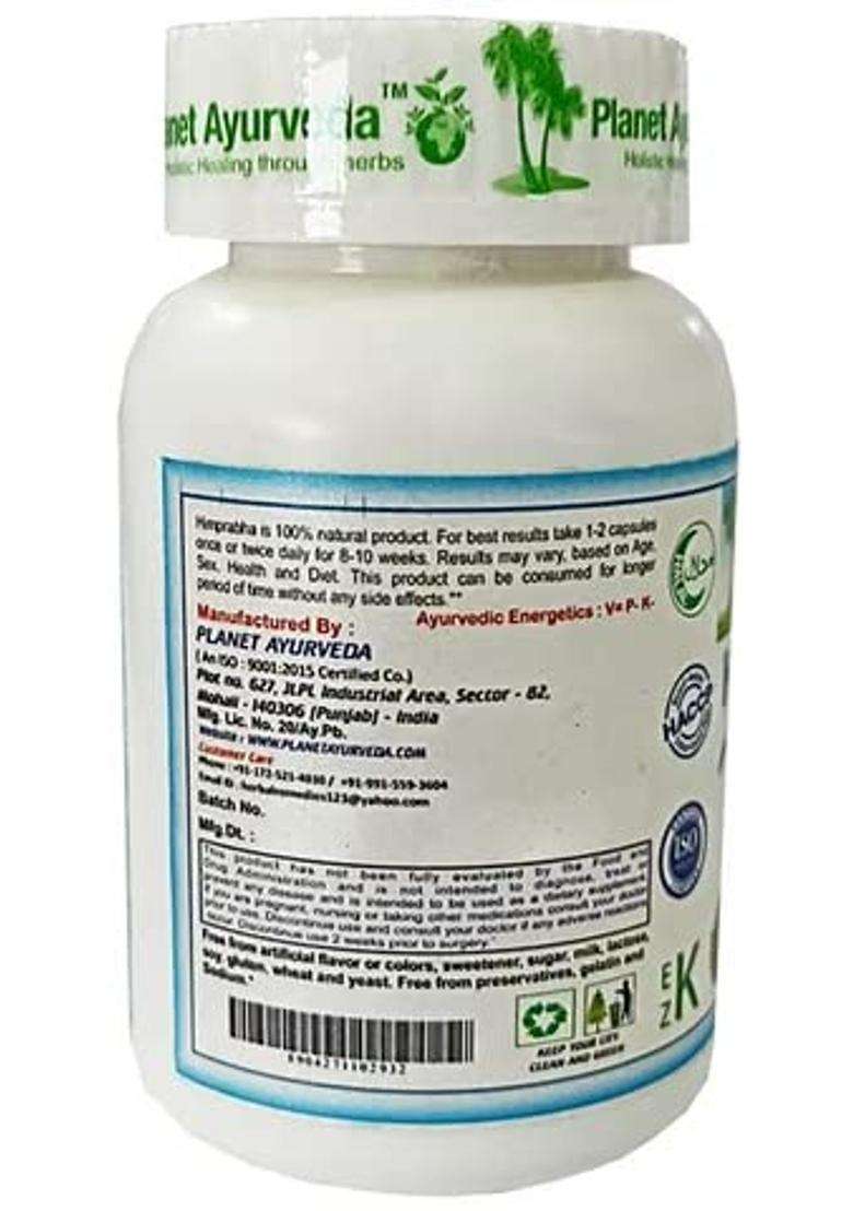 Planet Ayurveda Himprabha Capsules, 60 Capsules, Helpful in UTI and Kidney Problems | Authentic Traditional Formula - Indya