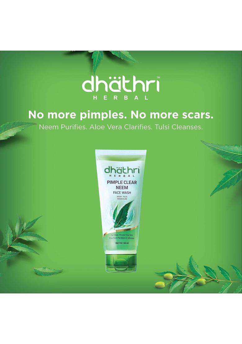 Dhathri Pimple Clear Neem Face Wash 100 ml, 100 g - Indya