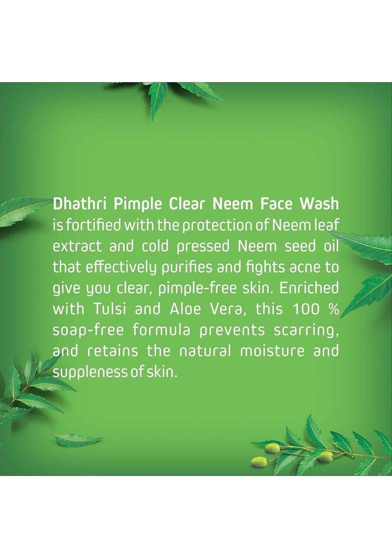 Dhathri Pimple Clear Neem Face Wash 100 ml, 100 g - Indya