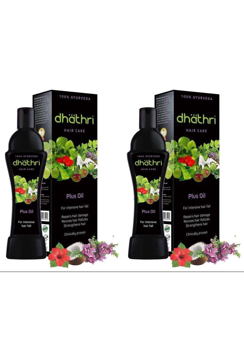 Dhathri Hair Care Plus Herbal Oil (Pack of 2) | Natural Herbal Care - Indya