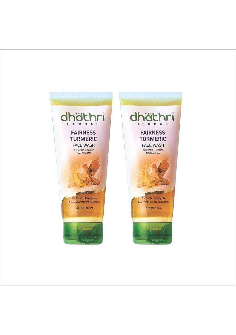 Dhathri Fairness Turmeric Face Wash 100 ml, 100 g - Indya