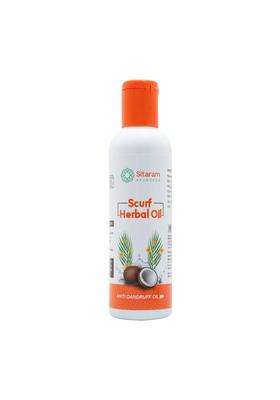 Sitaram Ayurveda Scurf Hair Oil 100 ml | Authentic Traditional Formula | Ayurvedic Anti-Dandruff Blend with Neem, Aloe Vera & Bhringraj