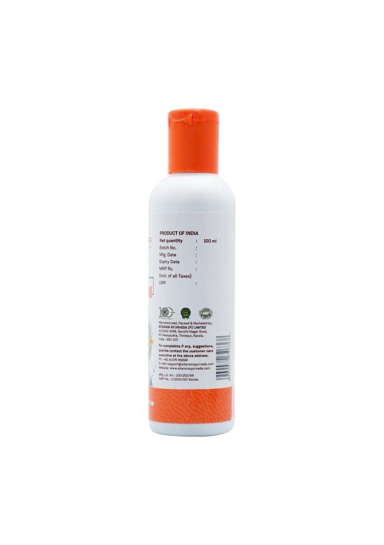 Sitaram Ayurveda Scurf Hair Oil 100 ml | Authentic Traditional Formula | Ayurvedic Anti-Dandruff Blend with Neem, Aloe Vera & Bhringraj - Indya