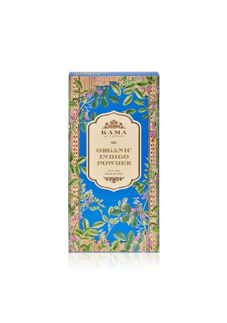 Kama Ayurveda Organic Indigo Powder, 100g | Authentic Traditional Formula - Indya