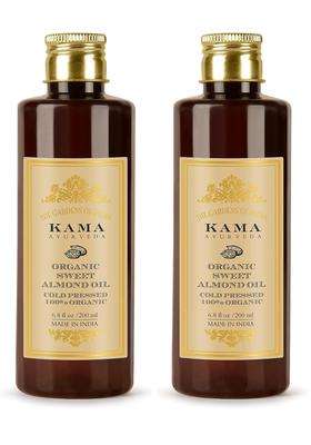 Kama Ayurveda Organic Sweet Almond Oil 200 ml | Authentic Traditional Formula