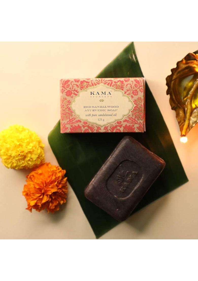 Kama Ayurveda Vanila and Oatmeal Soap with Organic Coconut, Rice Bran and Castor Oils 125 g | Authentic Traditional Formula - Indya