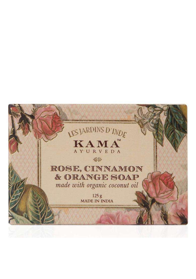 Kama Ayurveda Vanila and Oatmeal Soap with Organic Coconut, Rice Bran and Castor Oils | Authentic Traditional Formula - Indya