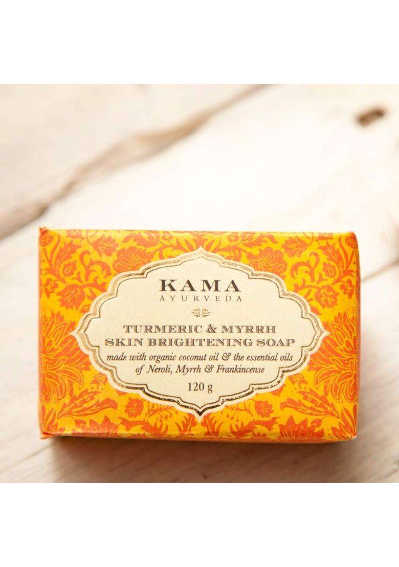 Kama Ayurveda Vanila and Oatmeal Soap with Organic Coconut, Rice Bran and Castor Oils | Authentic Traditional Formula - Indya
