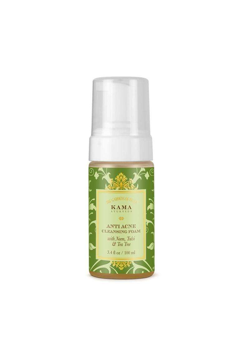 Kama Ayurveda Anti Acne Cleansing Foam 100 ml | Authentic Traditional Formula - Indya