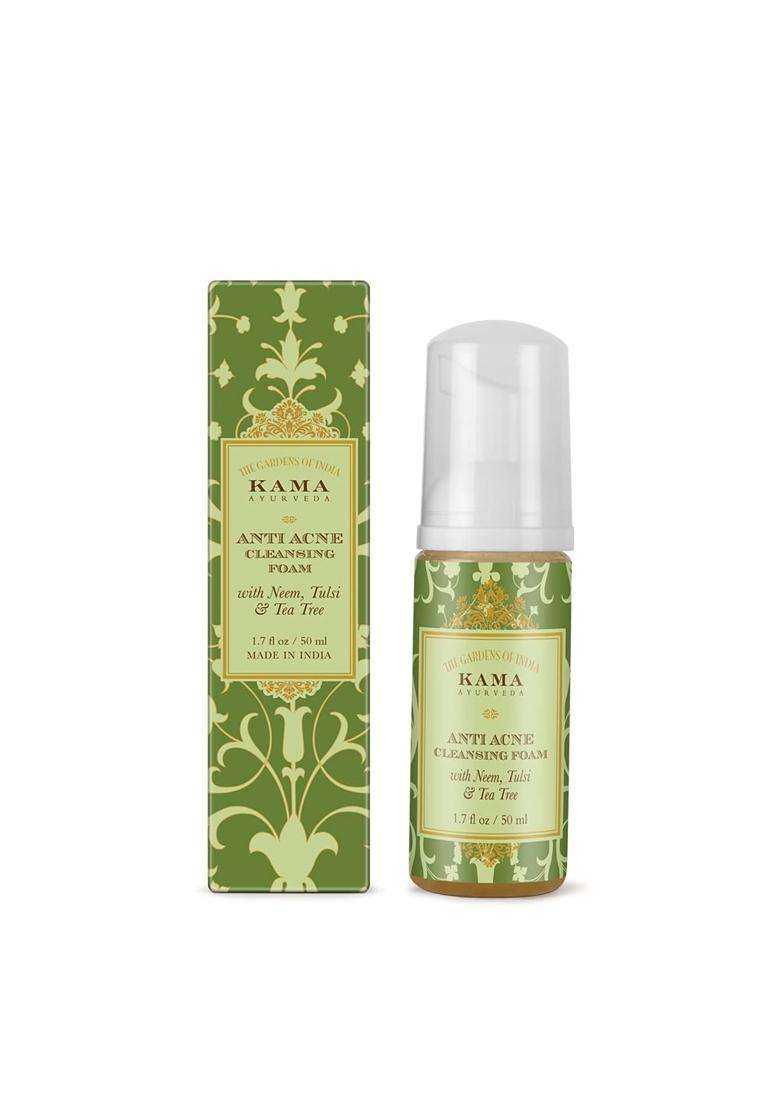 Kama Ayurveda Anti Acne Cleansing Foam 50 ml | Authentic Traditional Formula - Indya