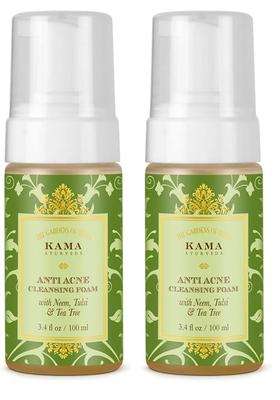 Kama Ayurveda Anti Acne Cleansing Foam 100 ml | Authentic Traditional Formula