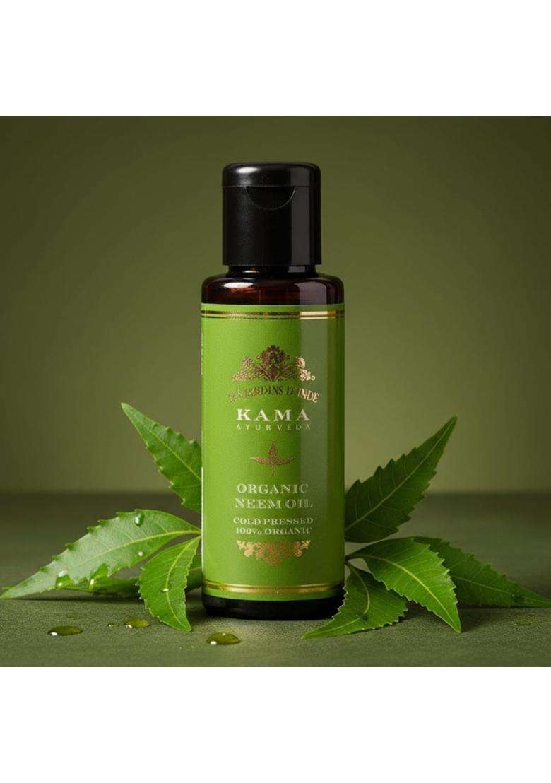 Kama Ayurveda Organic Neem Oil, 50 ml | Authentic Traditional Formula - Indya
