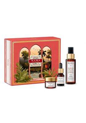 Kama Ayurveda Kumkumadi Night Glow Gift Set 61 g (Pack of 3) | Authentic Traditional Formula