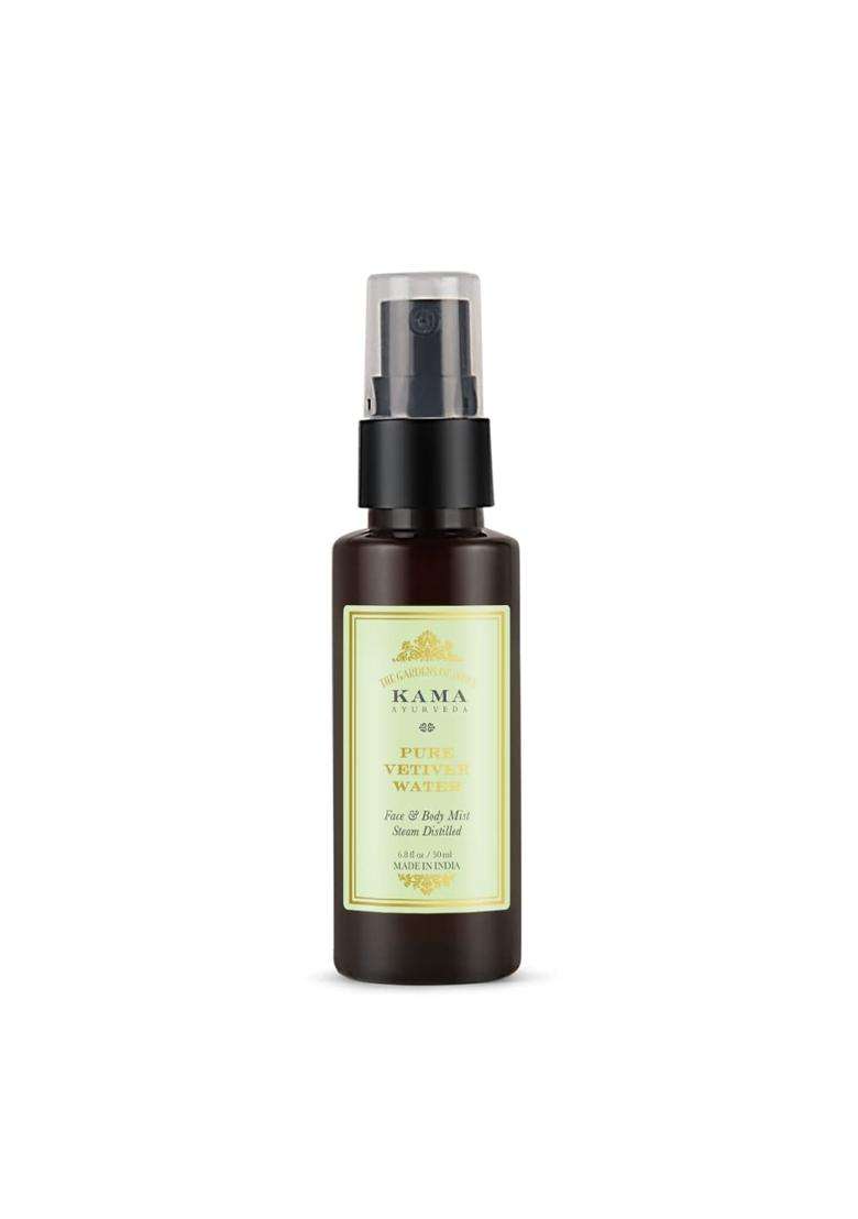 Kama Ayurveda Pure Vetiver Water 50 ml | Authentic Traditional Formula - Indya