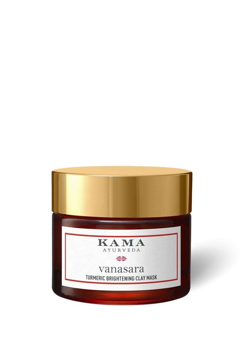 Kama Ayurveda Vanasara Turmeric Brightening Clay Mask 50 ml | Skin Perfecting | For Radiant, Smooth Skin - Indya