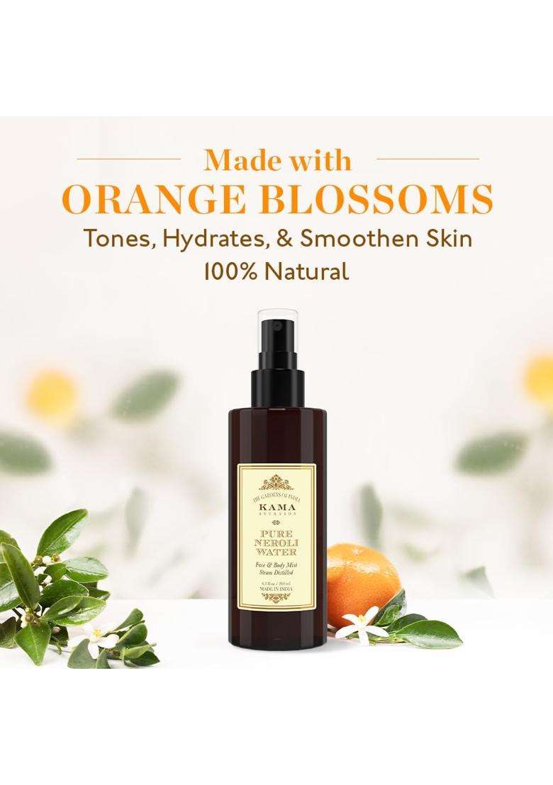 Kama Ayurveda Pure Neroli Water 50 ml | Authentic Traditional Formula - Indya