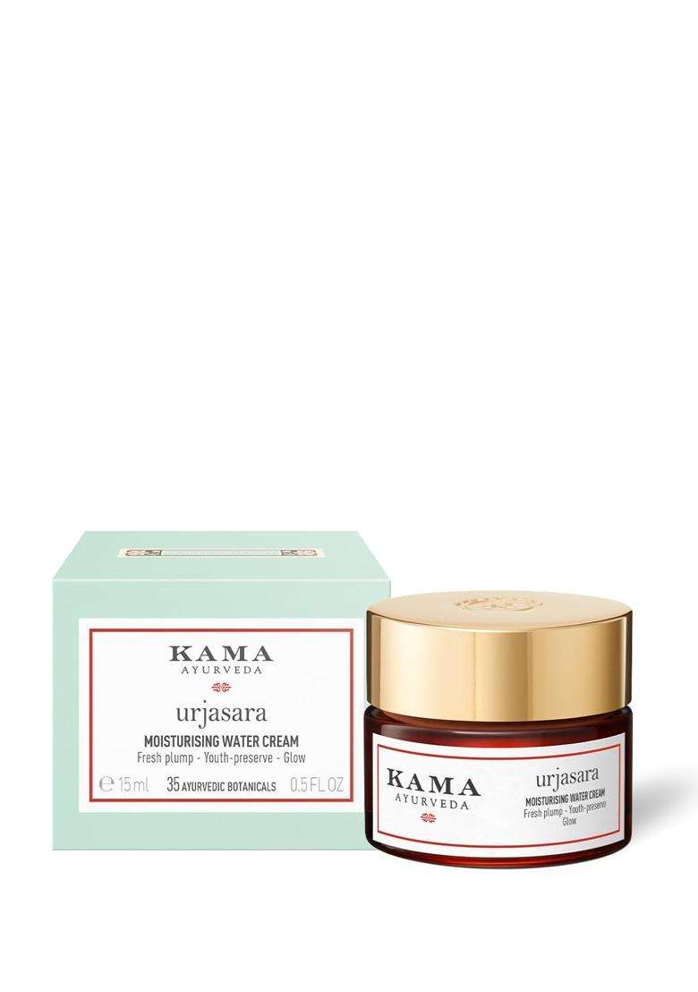 Kama Ayurveda Urjasara Moisturising & Plumping Water Cream 15 ml | Authentic Traditional Formula - Indya