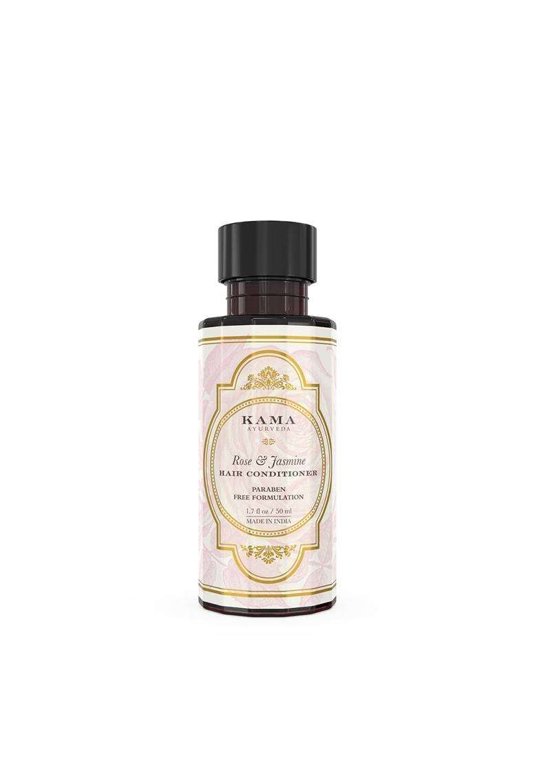Kama Ayurveda Rose and Jasmine Hair Conditioner, 50 ml | Authentic Traditional Formula - Indya