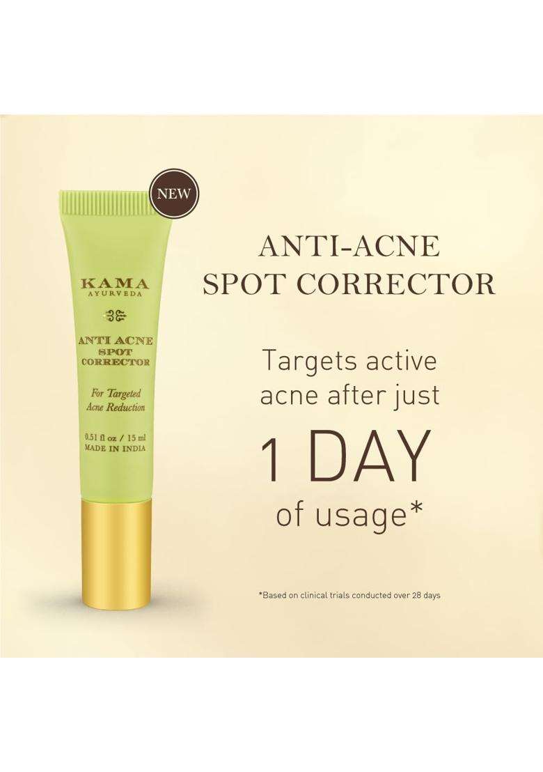 Kama Ayurveda Anti Acne Spot Corrector 15 ml | Authentic Traditional Formula - Indya