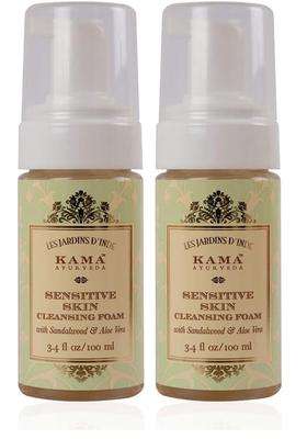 Kama Ayurveda Sensitive Skin Cleansing Foam 100 ml | Authentic Traditional Formula