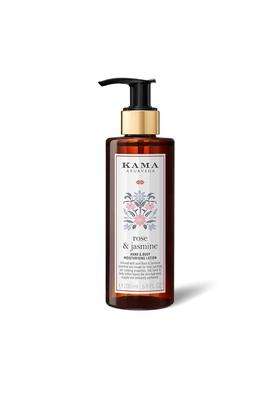 Kama Ayurveda Rose & Jasmine Lightweight & Hydrating, Hand and Body Lotion 200 ml | Authentic Traditional Formula