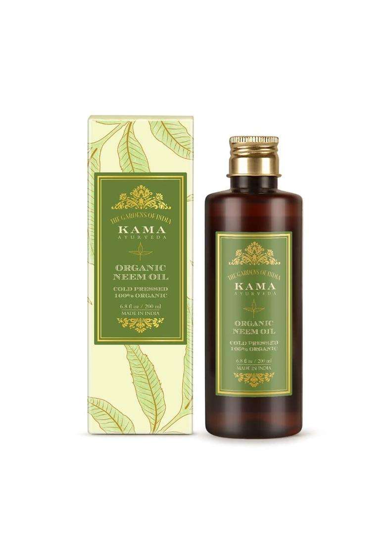 Kama Ayurveda Organic Neem Oil, 200 ml | Authentic Traditional Formula - Indya