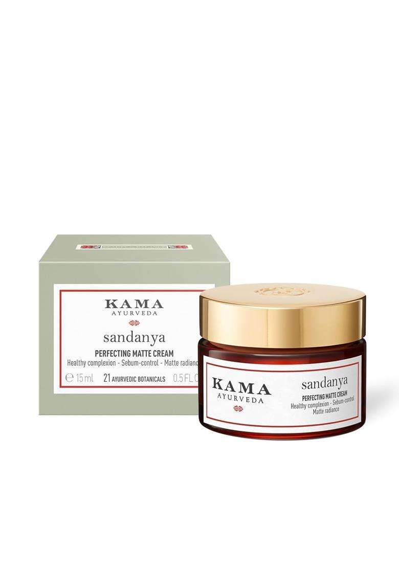 Kama Ayurveda Sandanya Perfecting Matte Cream 15 ml | Authentic Traditional Formula - Indya