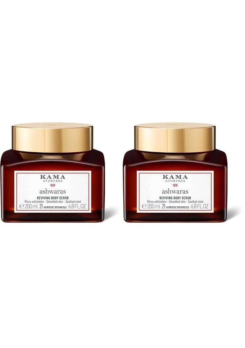 Kama Ayurveda Ashwaras Reviving Body Scrub 200 ml | Authentic Traditional Formula - Indya