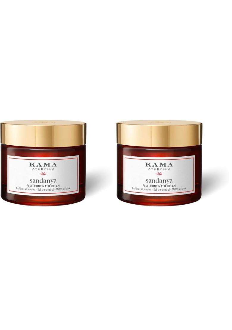 Kama Ayurveda Sandanya Perfecting Matte Cream 50 ml | Authentic Traditional Formula - Indya