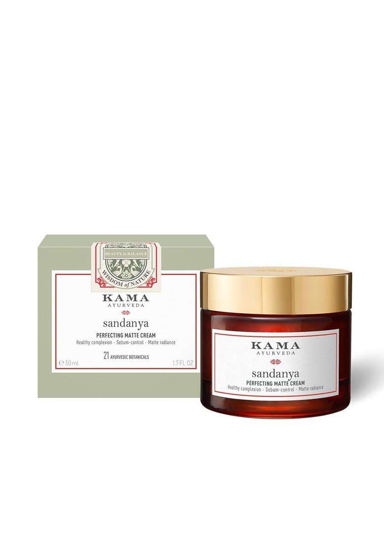 Kama Ayurveda Sandanya Perfecting Matte Cream 50 ml | Authentic Traditional Formula - Indya