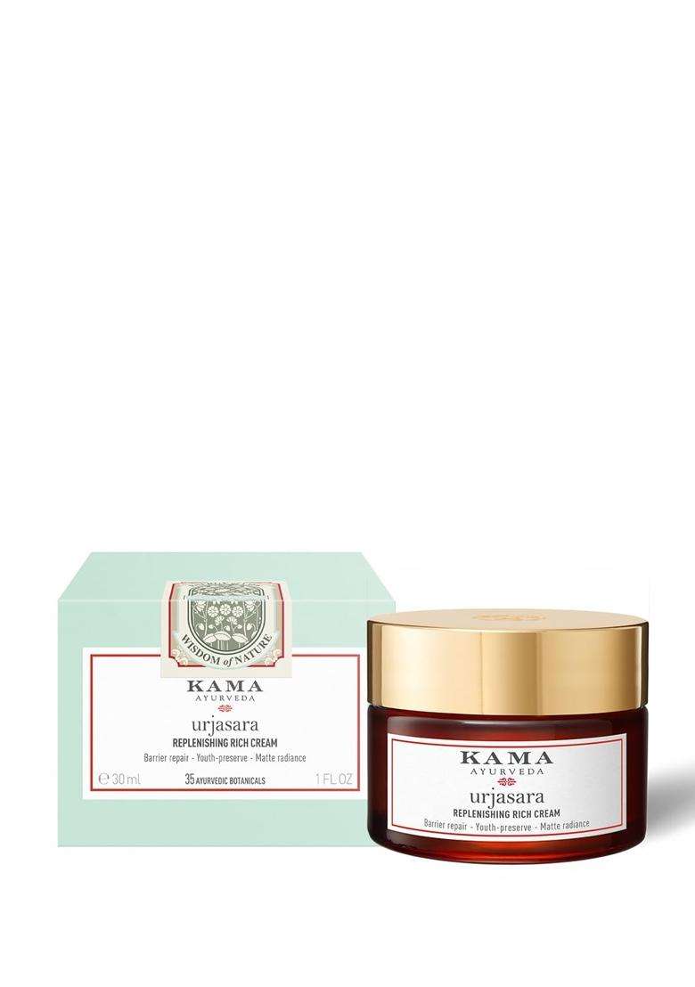 Kama Ayurveda Urjasara Nourish & Replenishing Rich Cream 30 ml | Authentic Traditional Formula - Indya