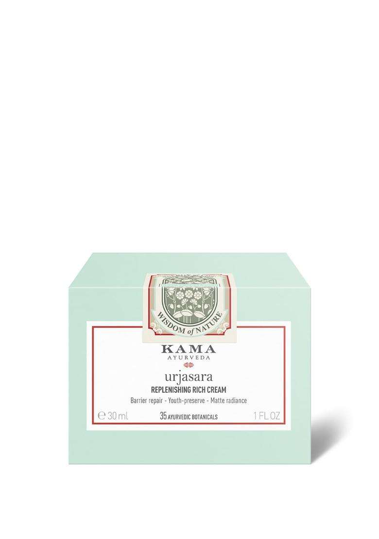 Kama Ayurveda Urjasara Nourish & Replenishing Rich Cream 30 ml | Authentic Traditional Formula - Indya