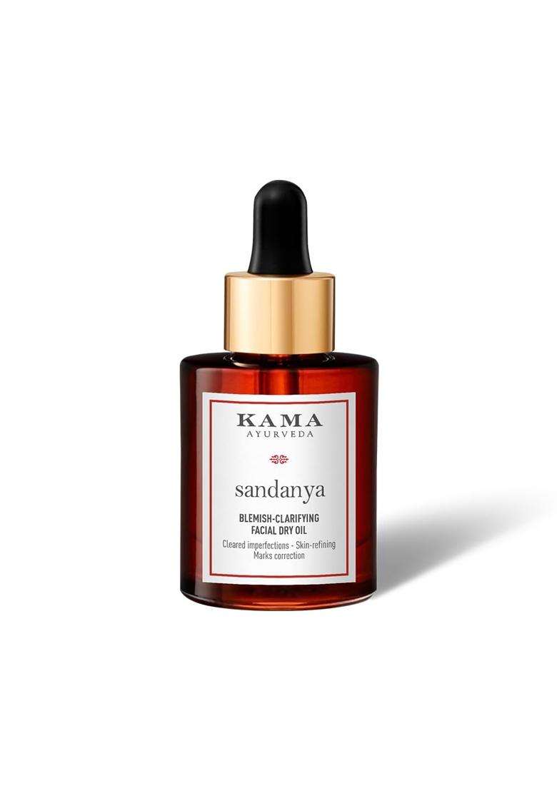 Kama Ayurveda Sandanya Blemish Clarifying Facial Dry Oil 30 ml | Authentic Traditional Formula - Indya