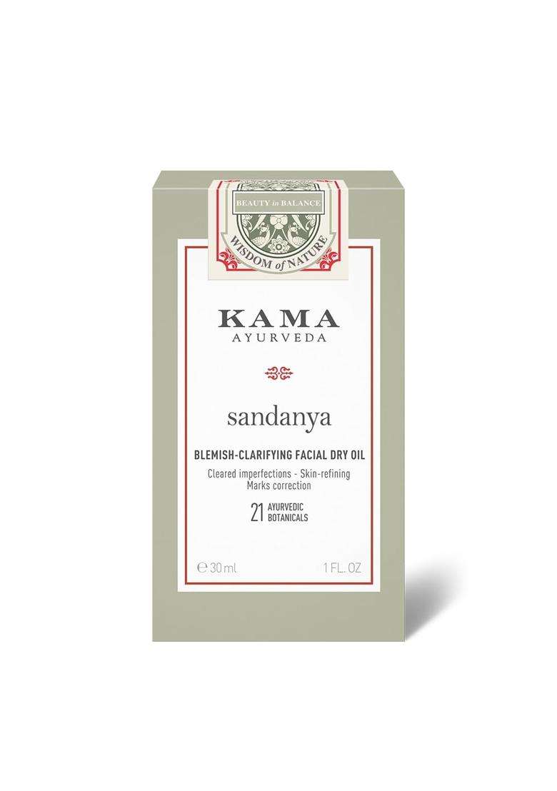 Kama Ayurveda Sandanya Blemish Clarifying Facial Dry Oil 30 ml | Authentic Traditional Formula - Indya