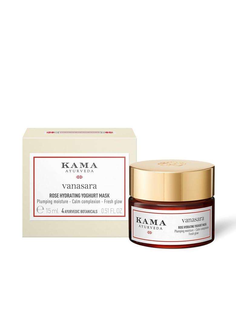 Kama Ayurveda Vanasara Rose Hydrating Yoghurt Mask 15 ml | Authentic Traditional Formula - Indya
