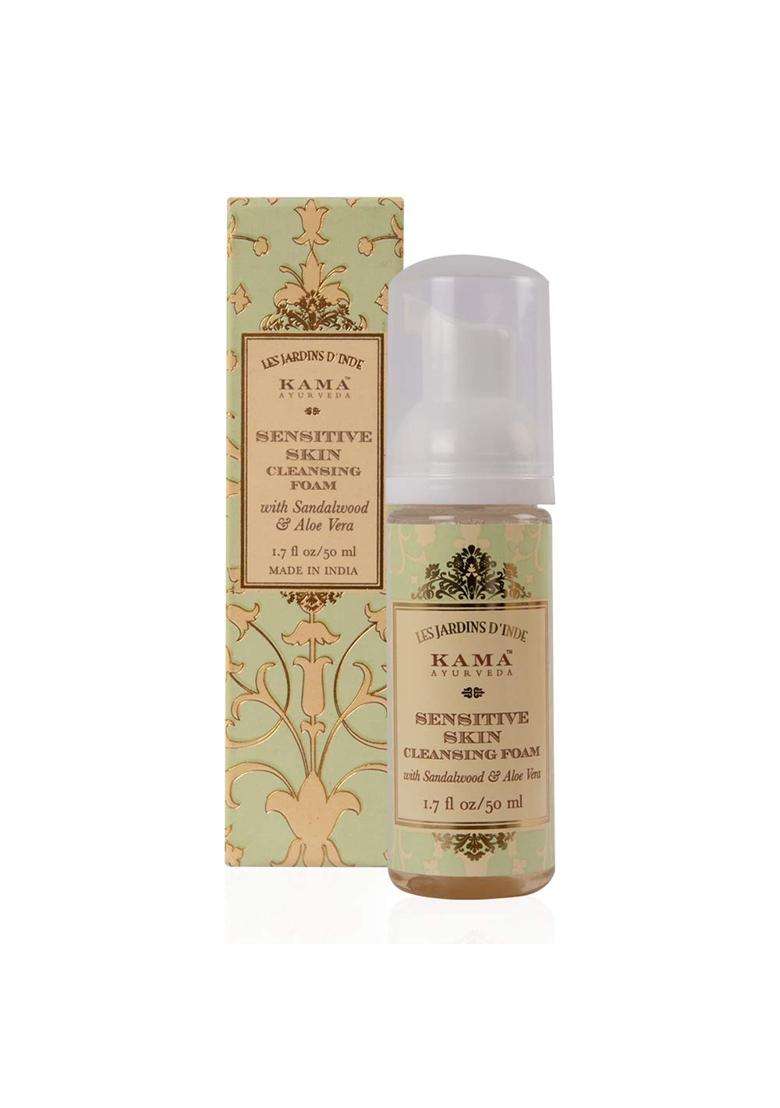 Kama Ayurveda Sensitive Skin Cleansing Foam, 50 ml (Pack of 2) | Authentic Traditional Formula - Indya