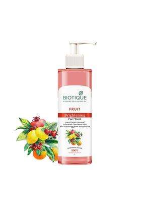 Biotique Fruit Brightening Face Wash 200 ml | Authentic Traditional Formula | Ayurvedic and Organically Pure | Advanced Swiss Technology