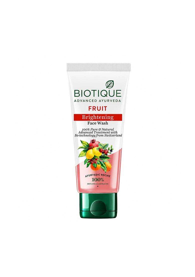 Biotique Fruit Brightening Face Wash 150 ml | Authentic Traditional Formula | Ayurvedic and Organically Pure | Advanced Swiss Technology - Indya